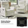 Myha Modern Rocker Swivel Recliner with Two Side Pockets(Set of 2)