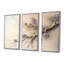 Rose et prune cerisier en fleurs - Ensemble d'art mural moderne sur toile-88084696-88084701