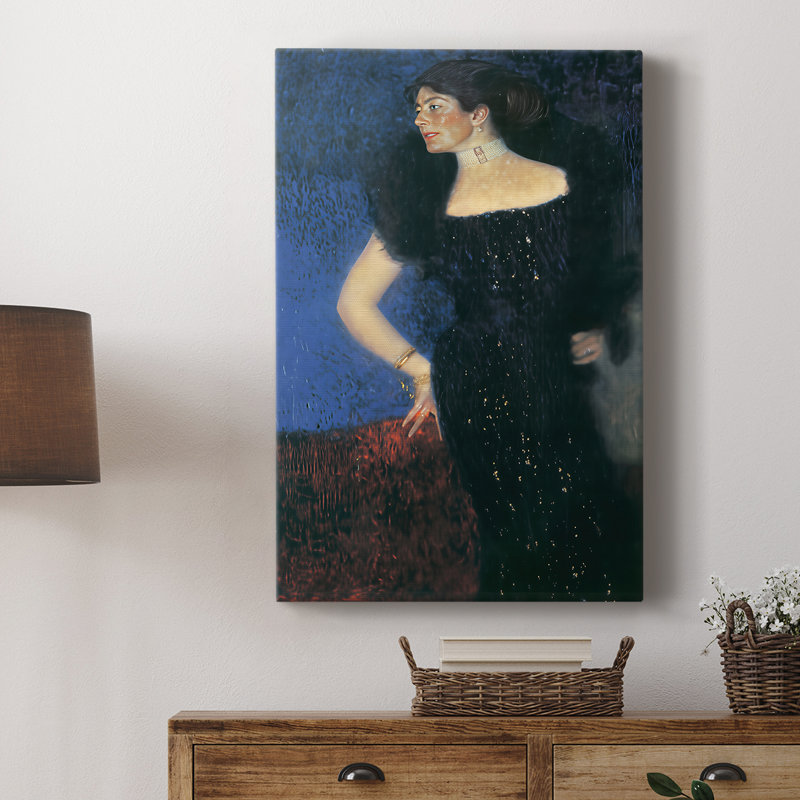 Portrait de rose de Rosthorn-Friedmann - toile tendue par Gustav Klimt, 12 x 18