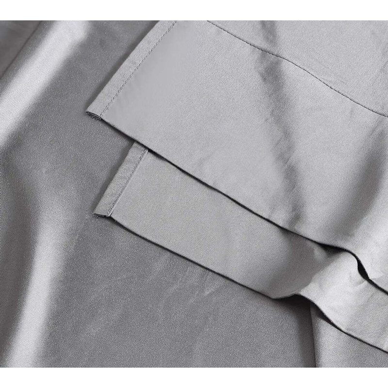 Natural Premium Bamboo Machine Woven Flat Sheet, King / Cal King Flat Sheet, Moon