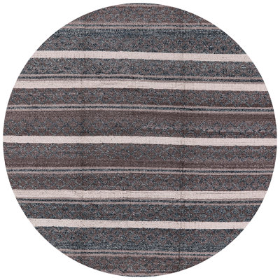 Tapis gris à rayures Ellijay