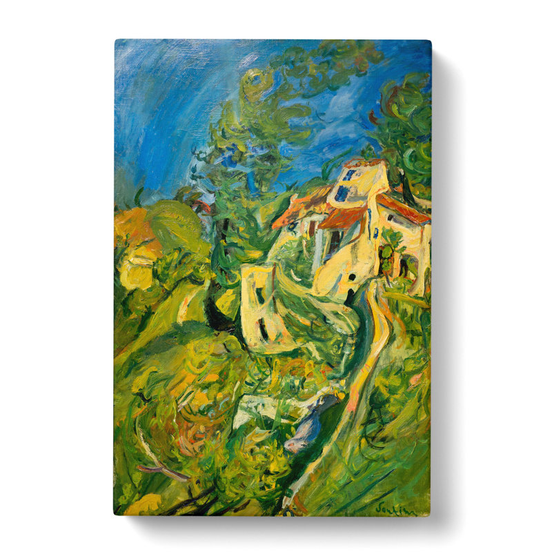 Landscape Town View by Chaim Soutine - Wrapped Canvas, 50cm H x 35cm W x 3cm D