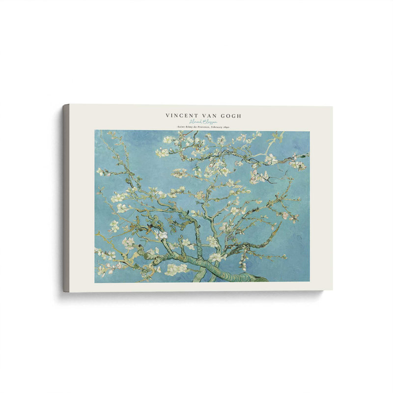 Van Gogh's Ammond Blossom v2, Toile tendue, H 12 po x l 18 po