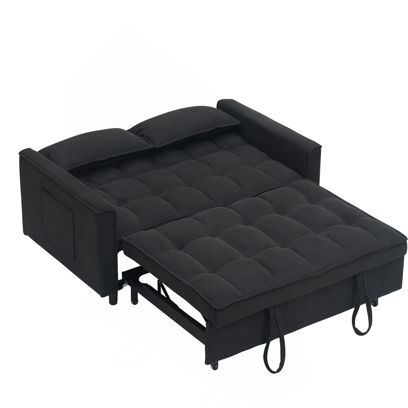 Wooden Board Bracket Cushioned Frame for Double Bed