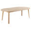 Keira Extendable Oak Round Solid Wood Base Dining Table