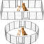 Parc pour chien 16 panneaux en métal, 40 po, très grand avec barrière autobloquante, robuste, réglable pour l'intérieur et l'extérieur, assemblage rapide, rouille,