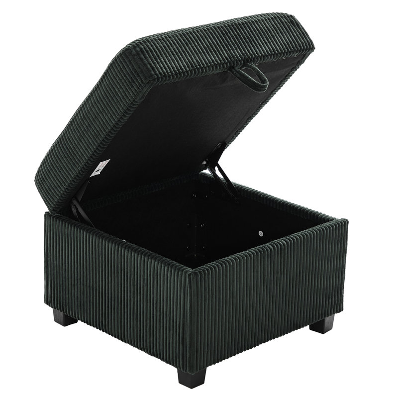 4 modulaires en L avec rangement coulissant, coussins, charge, porte-gobelet, conception convertible en velours côtelé pour le salon et l’appartement, velours côtelé, ports multifonctionnels, lumières d'accoudoirs 7 couleurs