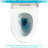 Modern Ceramic Toilet With Soft Cushioned Seat - Extra Comfort White To Scratches, Finish