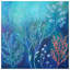 Couvre-lit matelassé bleu Botanical Illustration-126078770
