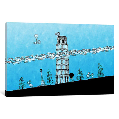 Leaning Tower Of Pisa - Wrapped Canvas Print