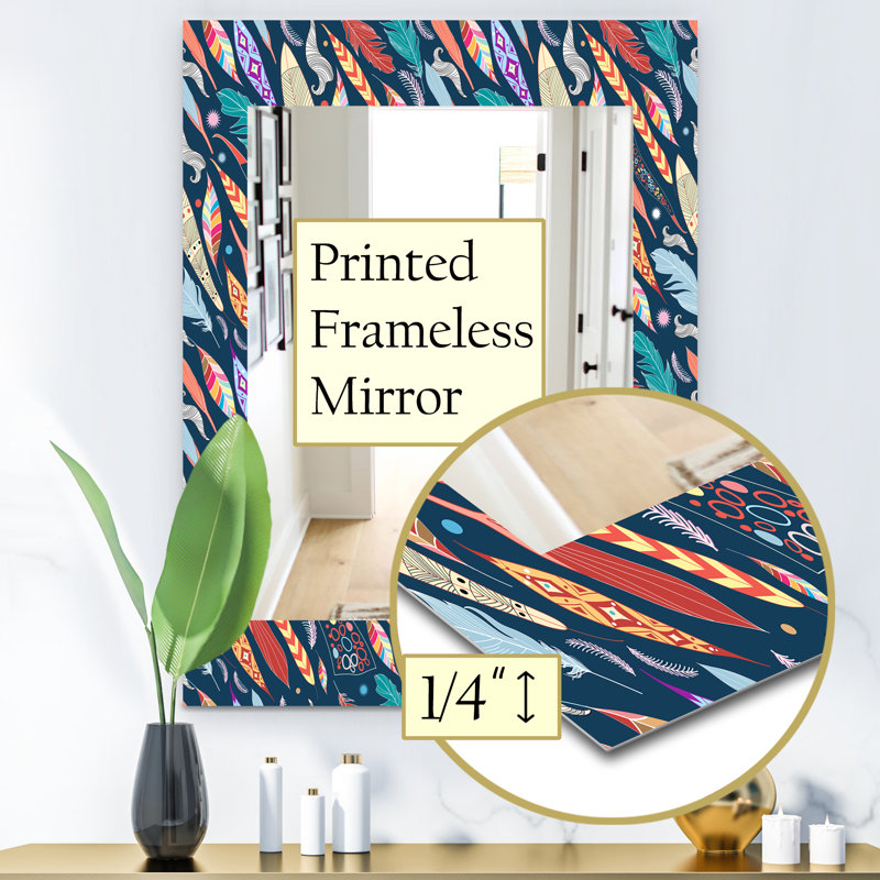 Miroir de salle de bain moderne Feathers 20, H 24 po x l 32 po