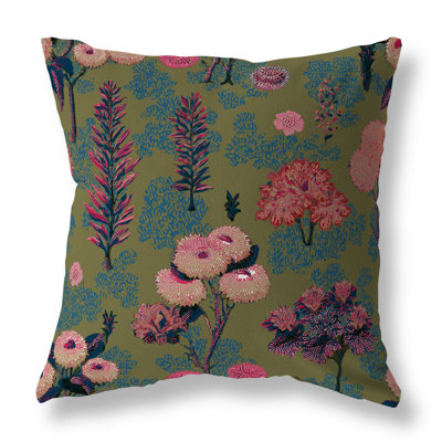Misty Woodland Meadow Indoor/Outdoor 18x18