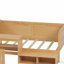 Lit de jour en bois avec bureau-486683257