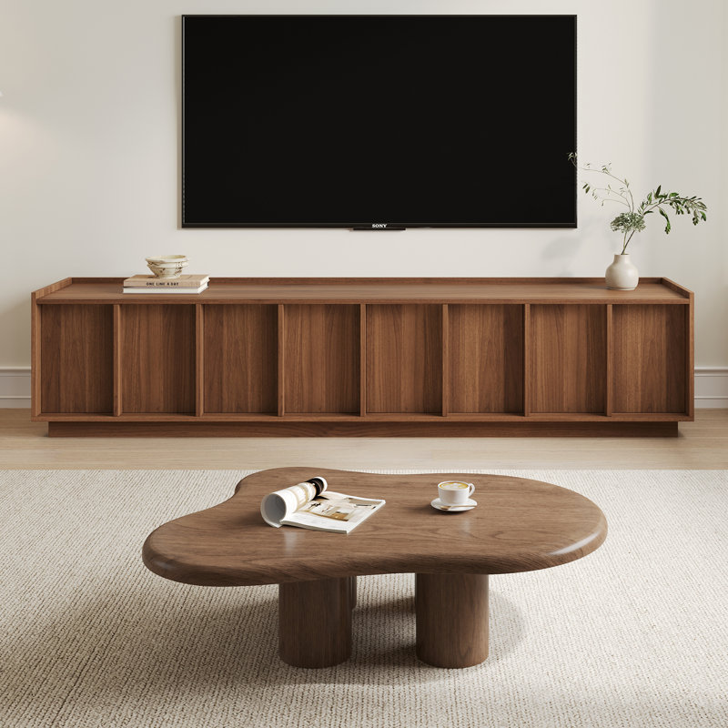 Ensemble de salon brun Mid-Century