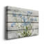 «Forget-Me-Nots on Wood», impression sur toile impressionniste
