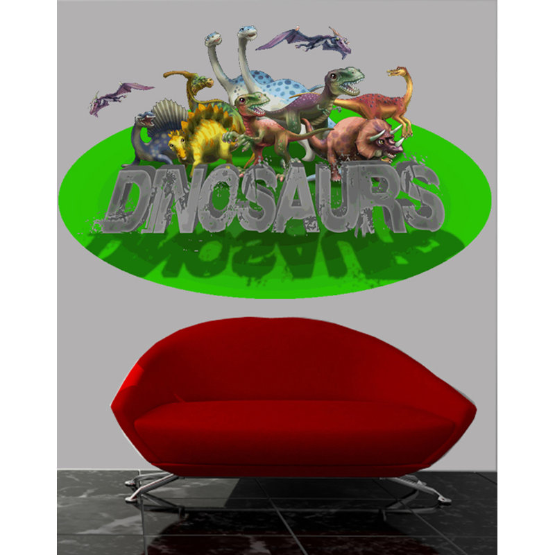 Adhésif décoratif dinosaure
