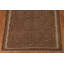 Tapis gris en laine noué à la main de conception unique 7 pi 10 po x 8 pi 10 po New Age
