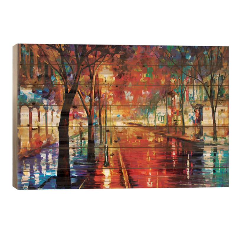 Rue de la vieille ville, L 26 po x H 18 po