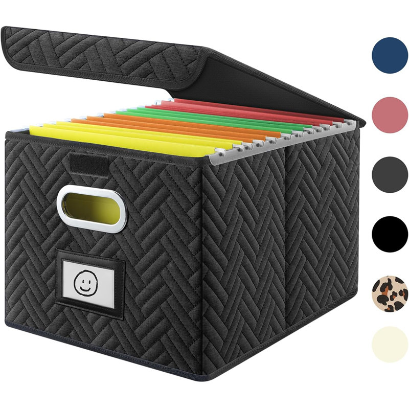 File Storage Box, Hanging File Organizer Office Organization and Storage