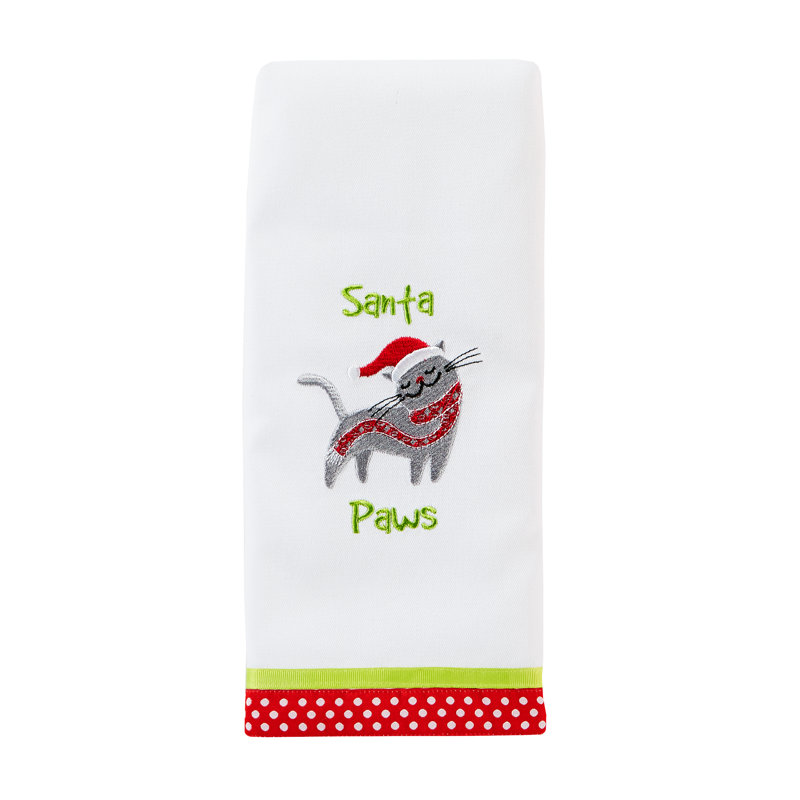 Cotton Embroidered Dish Towel Kitchen Towel