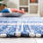 Londyn Striped Handmade Flatweave Cotton Navy/Beige/Gray Area Rug-1624083689