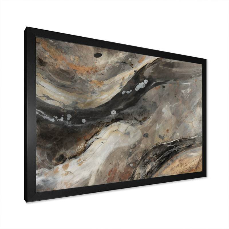 Effervescence matinale I 62, Cadre simple noir, H 24 po x l 32 po x P 1 po