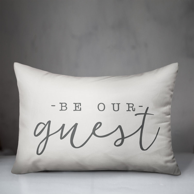  Housse et insert pour coussin Be Be Invite, Blanc / gris