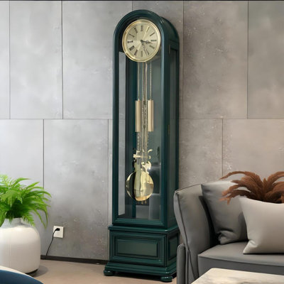74.02"American-style minimalist grand wall clock, floor-standing pendulum clock
