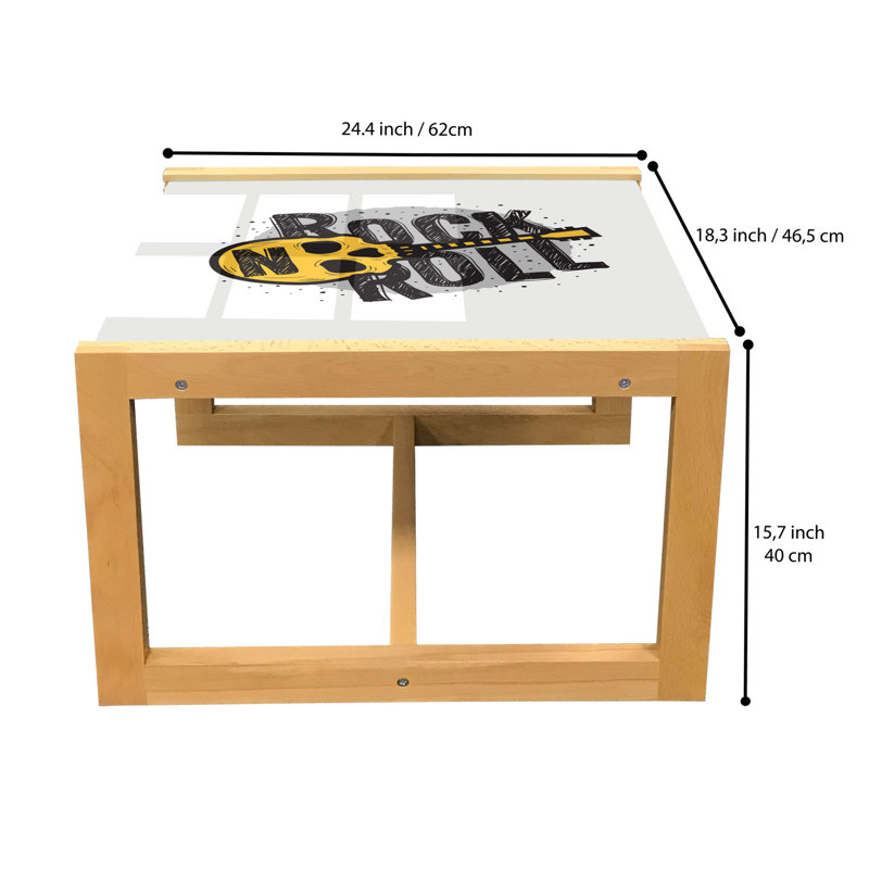 Irlan Sled Coffee Table, 62cm H x 46cm W x 40cm D