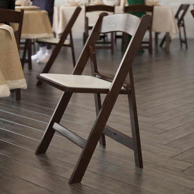 Chaises pliantes avec sièges rembourrés Thornfeldt