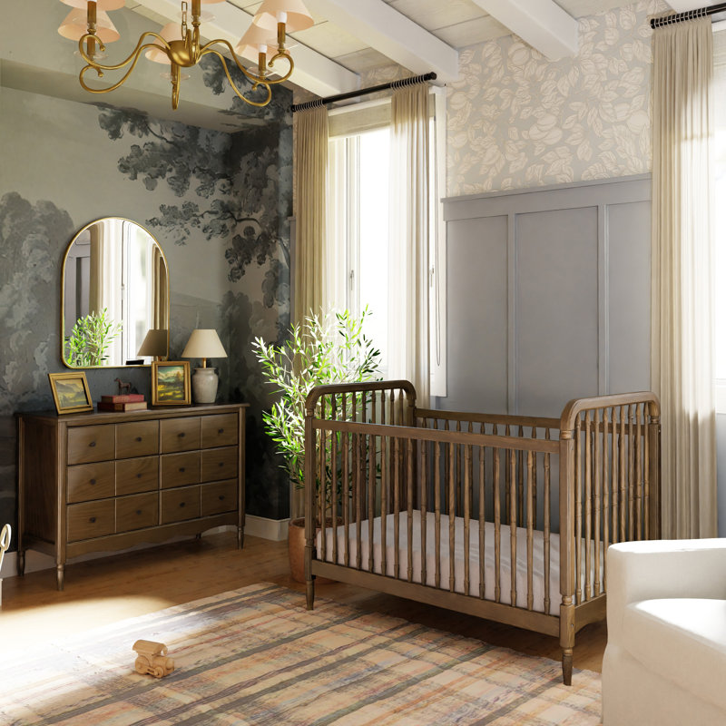 green crib and dresser Namesake Eloise Crib & 7-Drawer Dresser main image 0