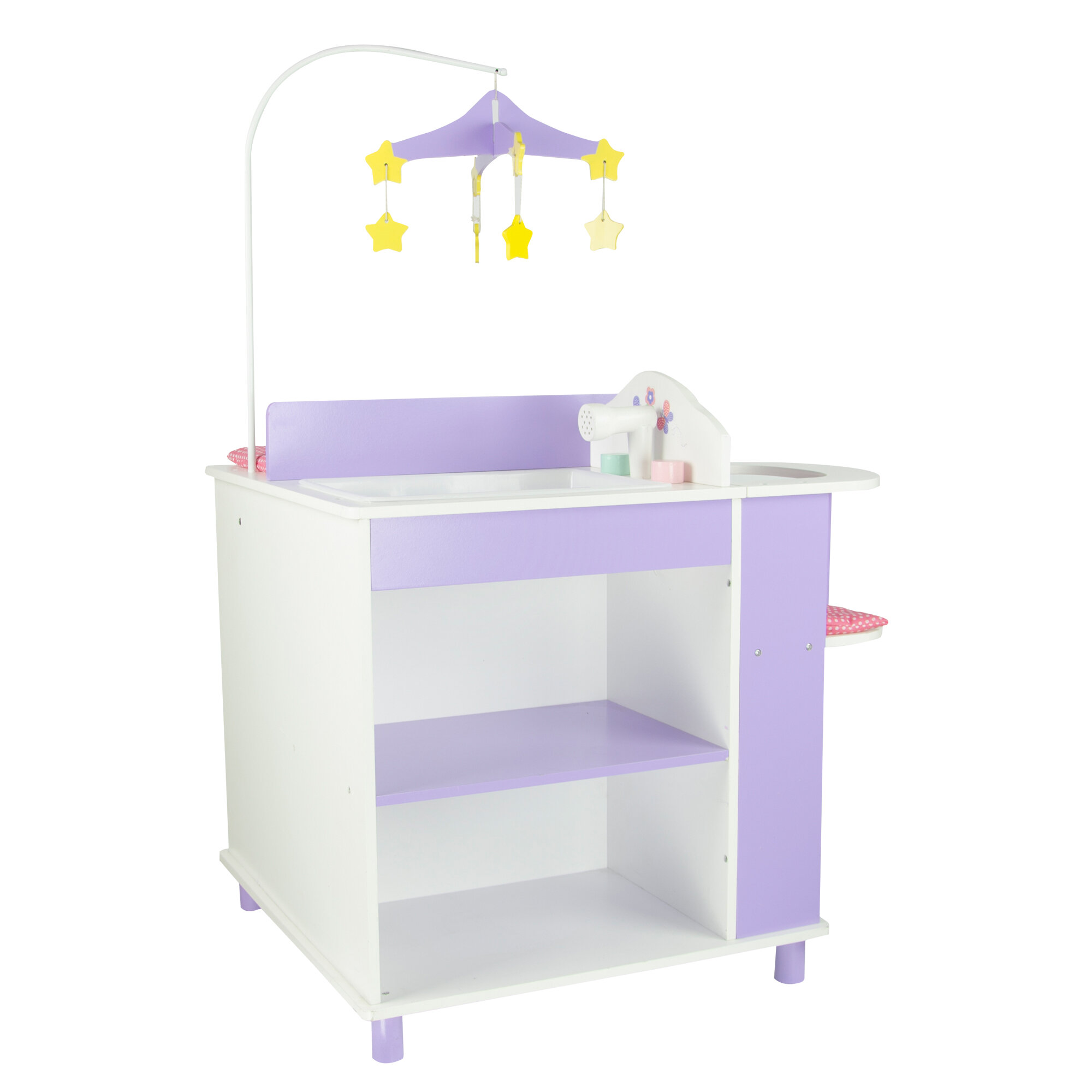 Wooden baby doll store changing table