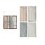 Ensemble de serviettes en coton avec bordure cousue
