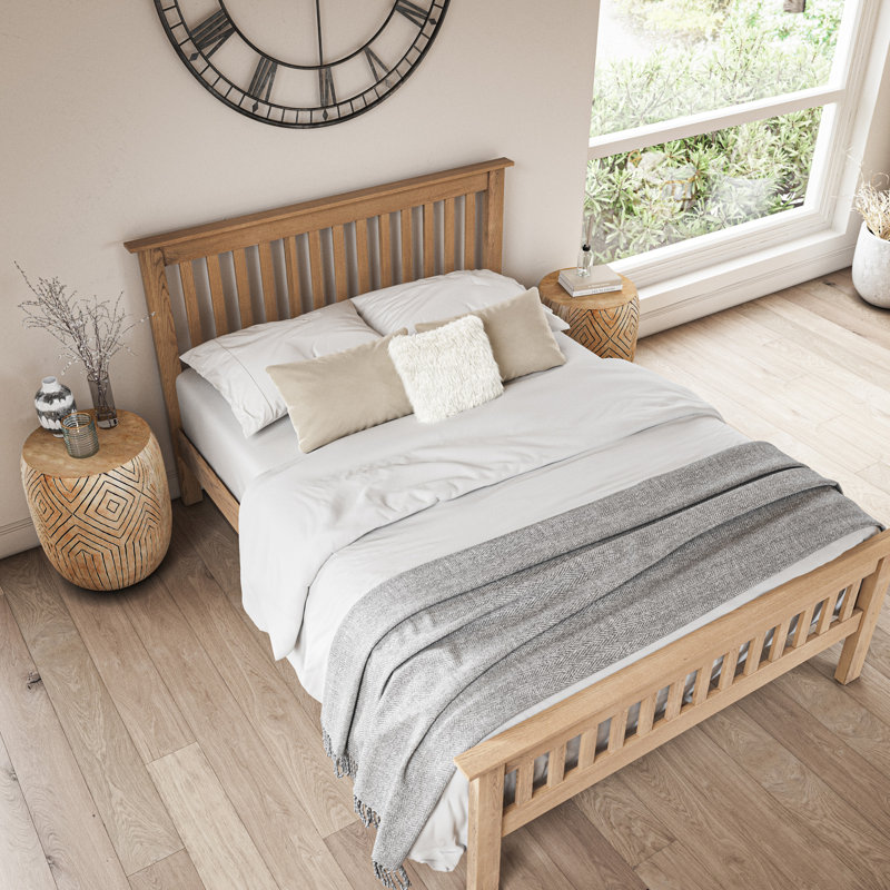 Soud Oak Bed Frame, Double (4'6)