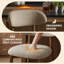 Chaise rembourrée en bois massif avec tabouret-2143590158