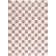 Atiran Checkered Shag Pink Area Rug