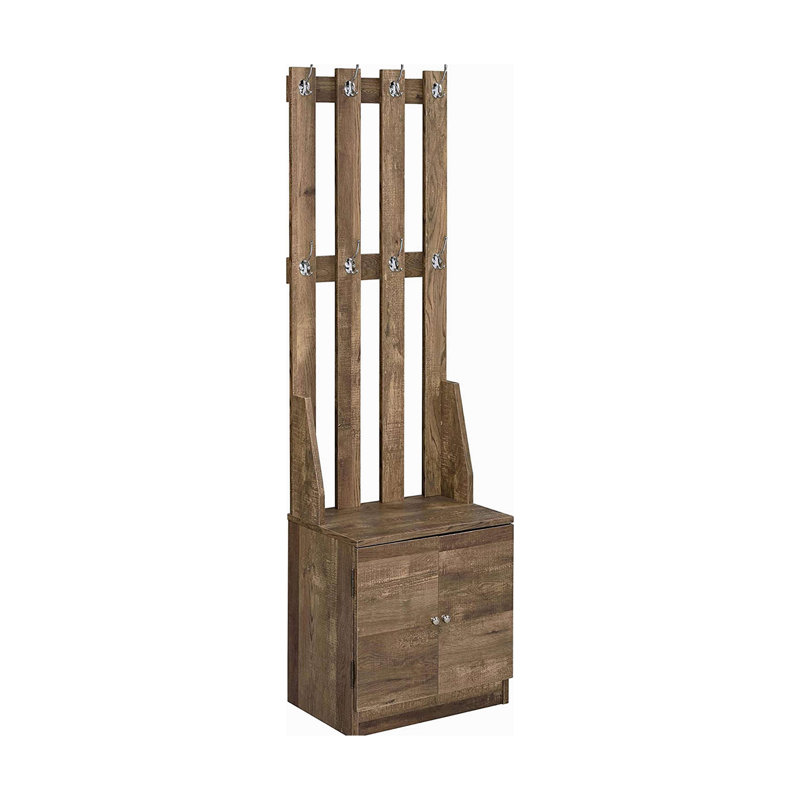 18.03 " Wide Hall Tree with Shoe Storage and Cabinet(s)