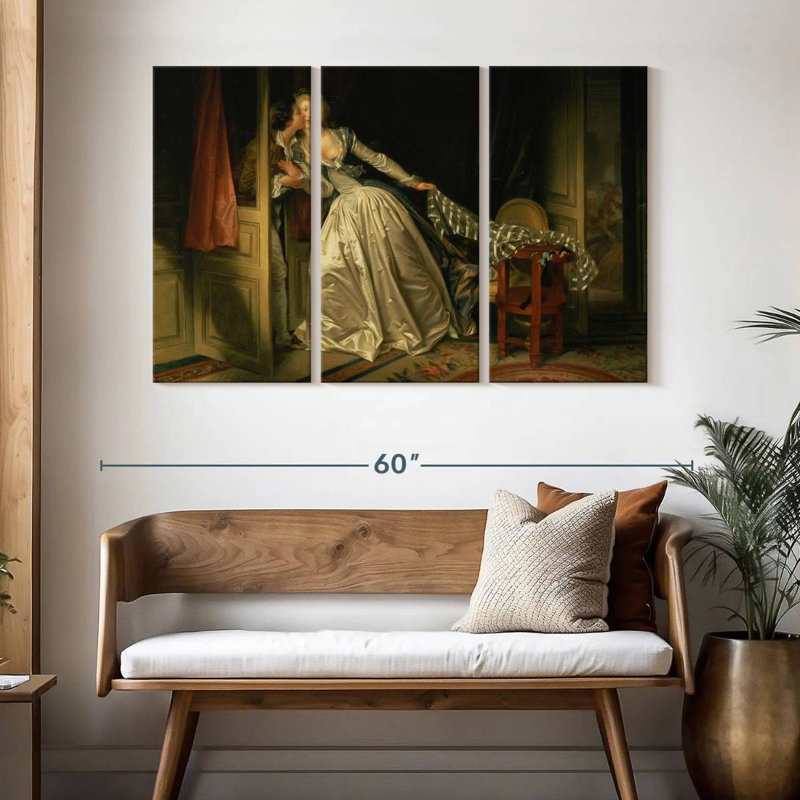 Hardie le baiser volé, H 28 po x l 45 po