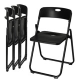 Plastic Folding Chairs(Set Of 4)