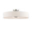 Ashtun Fabric Semi Flush Mount-588152782