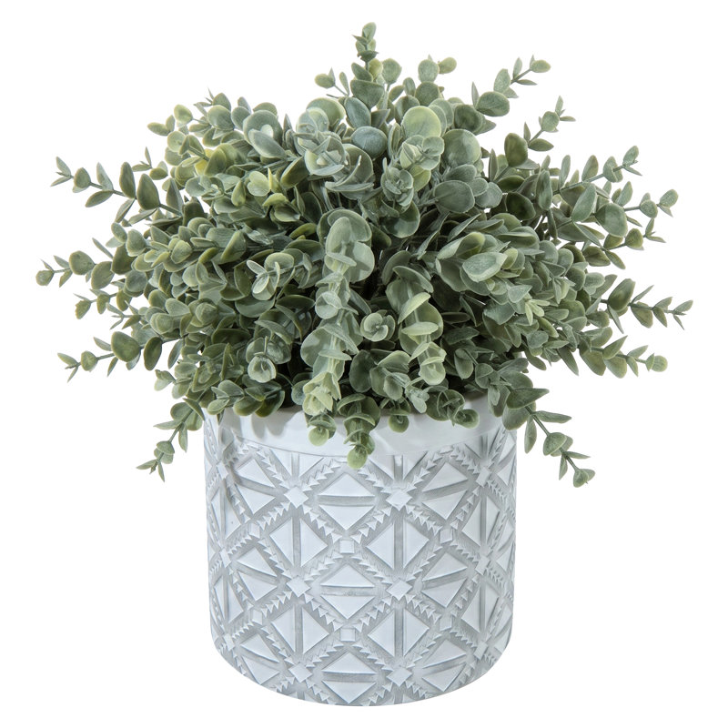 Artificial Boxwood Eucalyptus Faux Plants