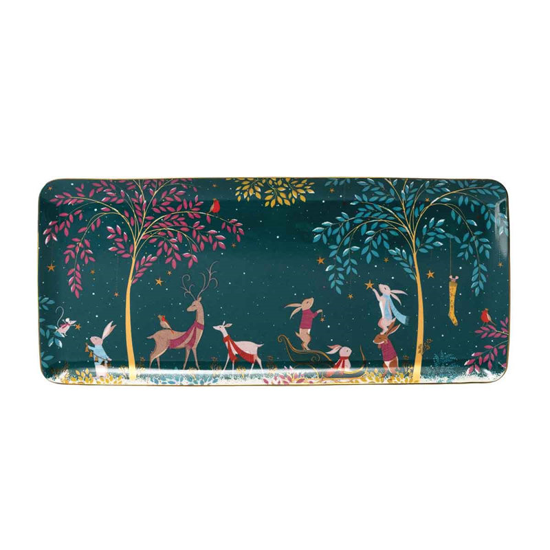 Sara Miller, Woodland Tales - Sandwich Tray