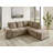 94.88’’ Upholstered Sectional Pull-Out Sofa With Storage Ottoman-90150834