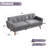 78'' Square Arms Sofa With Ottoman-45835973