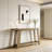 Narrow Sofa Table,Two-Tier Console Table,Wooden Entryway Table