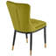 Chaise Parsons rembourrée et revêtue de velours-1346321228