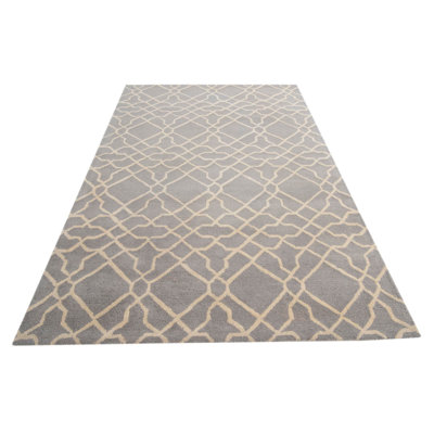 Tapis gris clair Oharare