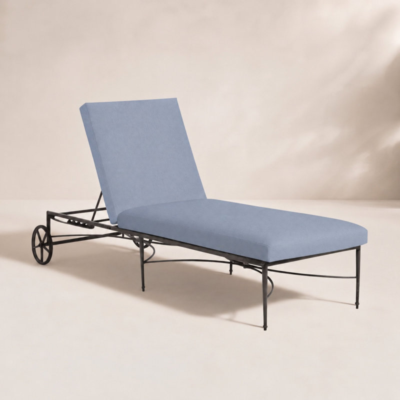 Roma Aluminum Chaise, No Welt, Perigold Posh Oat