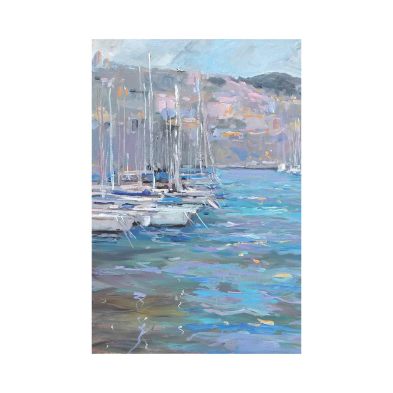 Marina 1 Piece Wrapped Canvas Wall Art, 20.32 cm H x 30.48 cm W