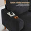 4 Seater Corduroy Sofa & Chaise-1306249389